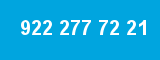 922 277 72 21 922 277 72 21